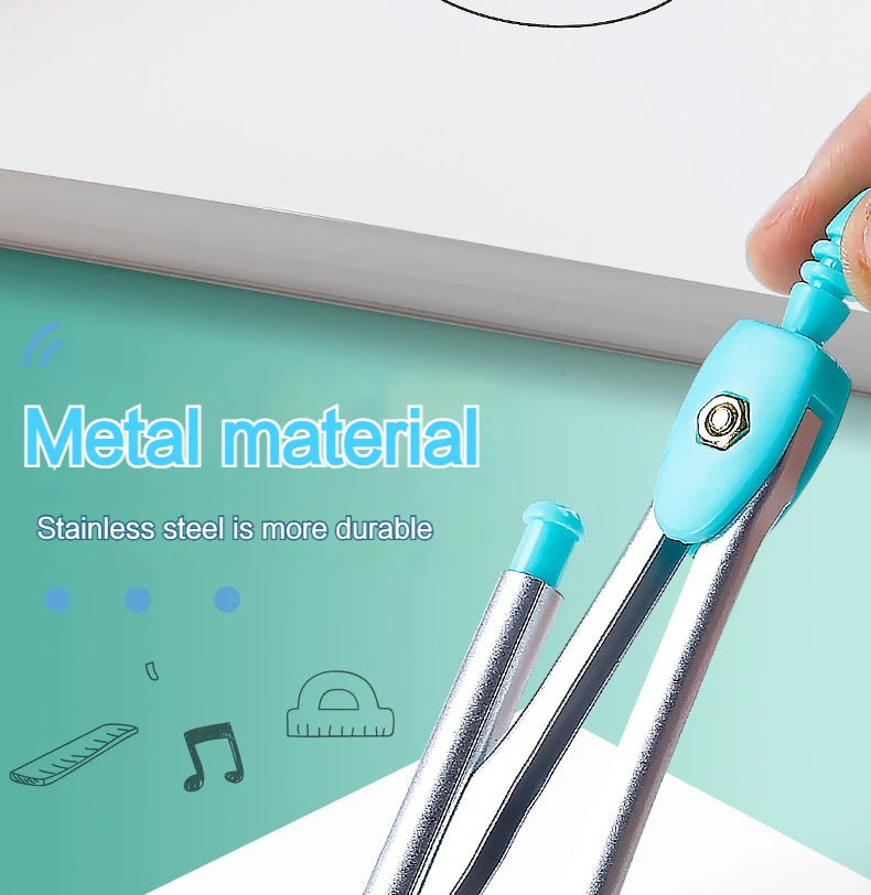 7Pcs/Set Student Compass