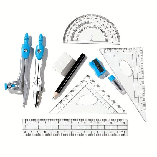 10pcs Student Geometry Kit