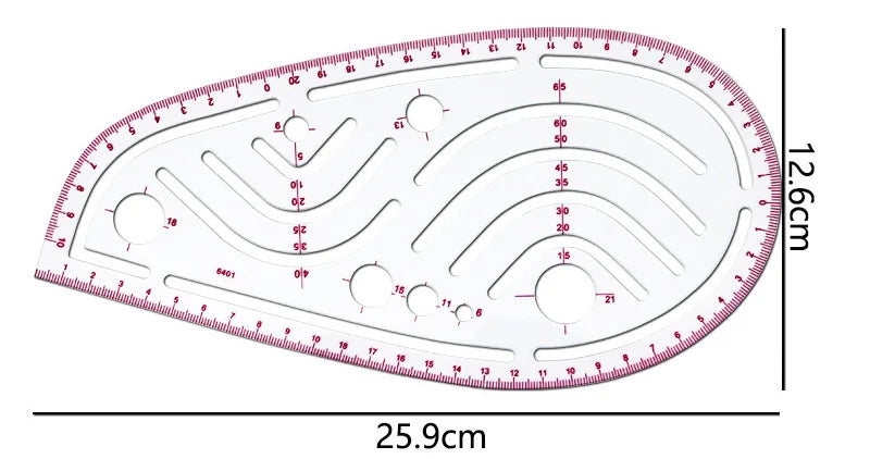 4pcs Set Tailor Measuring Ruler Kit DIY Tailor Patterns Sewing Drawing Quilting Tools Clothing Patchwork Cutting Curve Craft