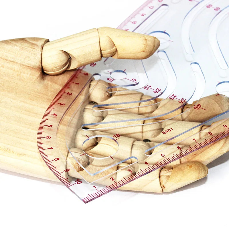 4pcs Set Tailor Measuring Ruler Kit DIY Tailor Patterns Sewing Drawing Quilting Tools Clothing Patchwork Cutting Curve Craft