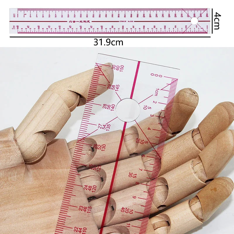 4pcs Set Tailor Measuring Ruler Kit DIY Tailor Patterns Sewing Drawing Quilting Tools Clothing Patchwork Cutting Curve Craft