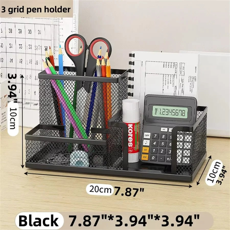 Black Mesh Desk Organizer