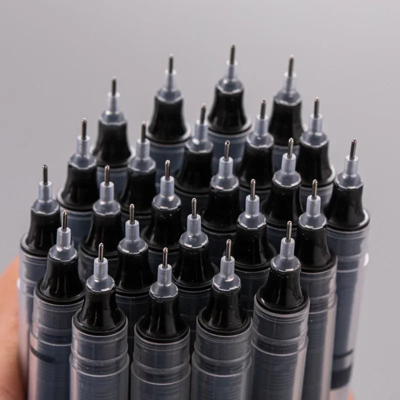 10Pcs High Quality Needle Type Gel Pens.