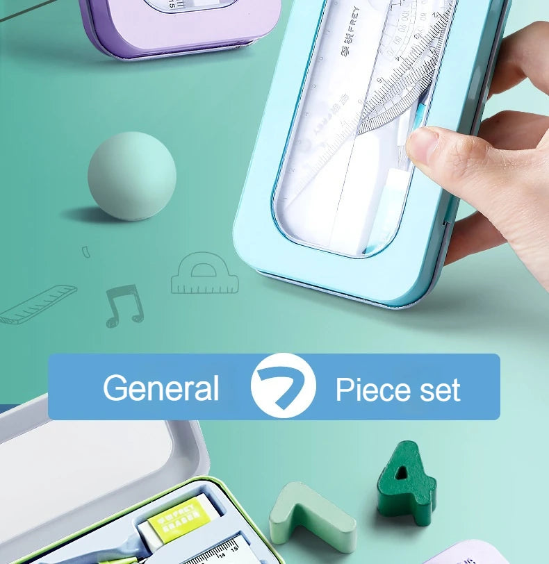 7Pcs/Set Student Compass