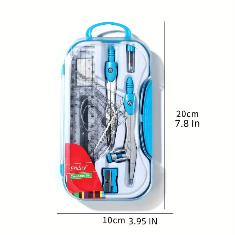10pcs Student Geometry Kit