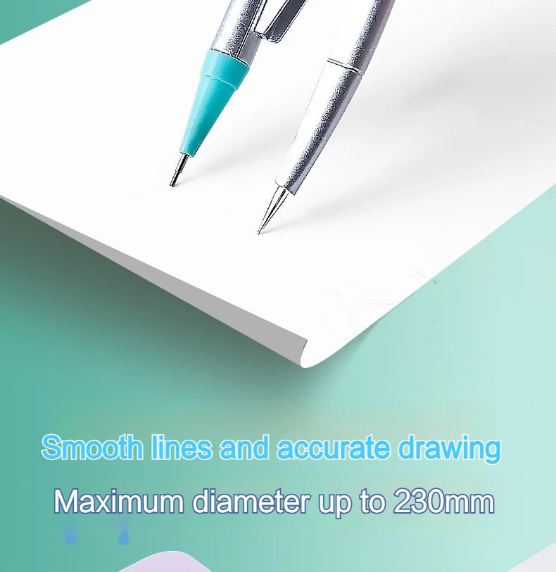 7Pcs/Set Student Compass