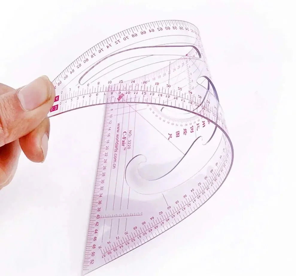 Plastic French Curve Ruler Sewing Set