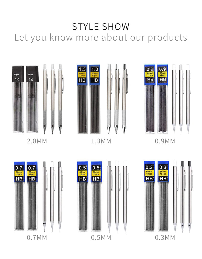 Mechanical Pencil Set Full Metal